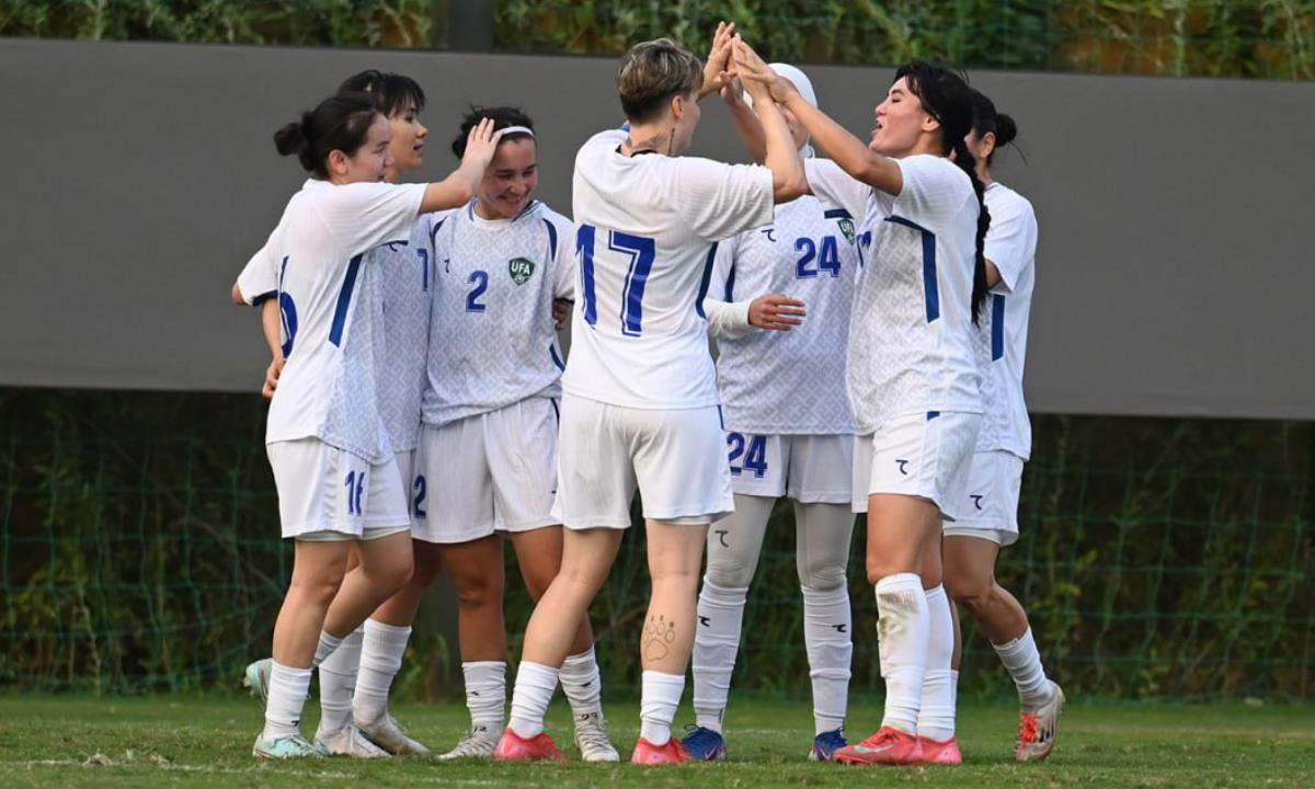 Сборная Узбекистана по футболу победила со счётом 6:2