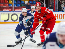 Фоторепортаж с матча КХЛ «Спартак» — «Барыс» 5:3