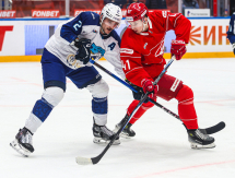 Фоторепортаж с матча КХЛ «Спартак» — «Барыс» 5:3