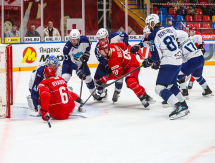 Фоторепортаж с матча КХЛ «Спартак» — «Барыс» 5:3