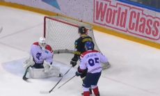 Видеообзор матча «Сарыарки» с семью шайбами в чемпионате Казахстана