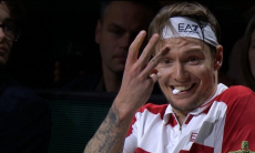 Александр Бублик обозвал теннисистов нехорошим словом на турнире за 1,4 миллиарда. Видео