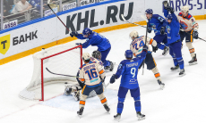 Видео шайб матча КХЛ «Барыс» — «Шанхай Дрэгонс» 3:4 ОТ