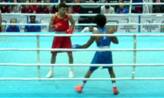 Казахстанский боксёр сразился с чемпионом из США