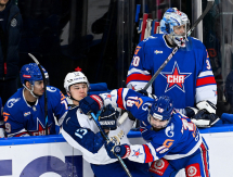 Фоторепортаж с матча КХЛ СКА — «Барыс» 7:0