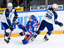 Фоторепортаж с матча КХЛ СКА — «Барыс» 7:0