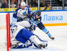 Фоторепортаж с матча КХЛ «Сибирь» — «Барыс» 2:1 Б