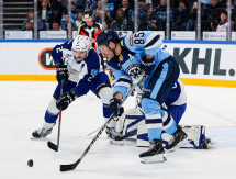 Фоторепортаж с матча КХЛ «Сибирь» — «Барыс» 2:1 Б