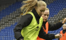 Женская сборная Беларуси провела тренировку в Астане перед матчем с Казахстаном. Фото