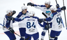 Видео шайб матча КХЛ «Шанхай Дрэгонс» — «Барыс» 4:8