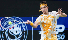 Матч казахстанского теннисиста на турнире в США был прерван. Подробности