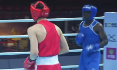 Двумя нокдаунами и нокаутом в первом раунде обернулся бой Казахстана. Видео