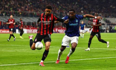 Один гол решил исход матча «Милан» — «Интер». Видео