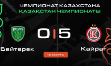 Видеообзор выездной победы «Кайрата» с голом через себя в чемпионате Казахстана