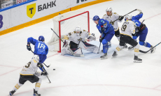 Видеообзор последнего домашнего матча «Барыса» с восемью шайбами в КХЛ