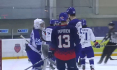 Семь шайб определили победителя матча полуфинала чемпионата Казахстана