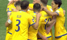 Видеообзор исторического матча сборной Казахстана по футболу