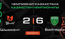 Видеообзор матча с восемью голами в чемпионате Казахстана
