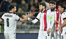 Грузия впервые победила с капитаном Кварацхелией