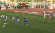 В чемпионате Казахстана забит шикарный гол со штрафного. Видео