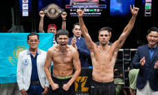 Боксёр из Казахстана сделал вес перед титульным боем с непобеждённым соперником