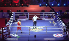 Видео победного боя Оразбека Асылкулова с узбекистанцем за финал ЧА-2026