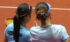 Казахстан вышел вперёд в матче с Канадой за путёвку на чемпионат мира