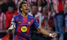 Ламин Ямаль забил «Атлетико» в Лиге Чемпионов на четвертой минуте. Видео