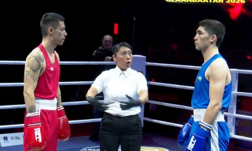 Узбекистан нокаутом выиграл бой на чемпионате Азии по боксу