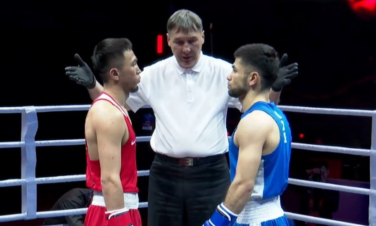 Махмуд Сабырхан победил узбекистанца в бою за медаль ЧА-2026 по боксу