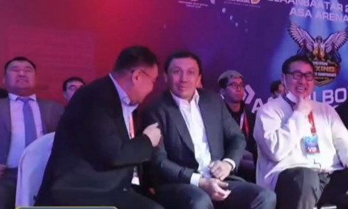 Реакция Геннадия Головкина на поражение Махмуда Сабырхана от монгола попала на видео