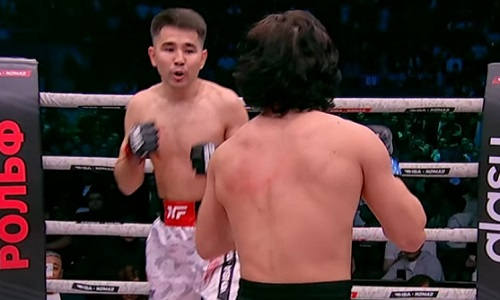 Видео нокаута Армана Ашимова после возвращения