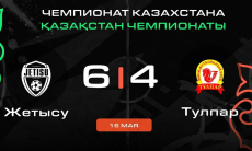 Видеообзор матча чемпионата Казахстана «Жетысу» — «Тулпар» 6:4