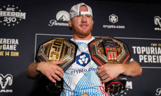 Гэтжи выступил с заявлением после победы над Топурией в титульном бою UFC