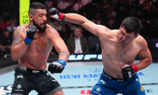 Видео полного боя Дияр Нургожай — Бруно Лопес с нокаутом в UFC