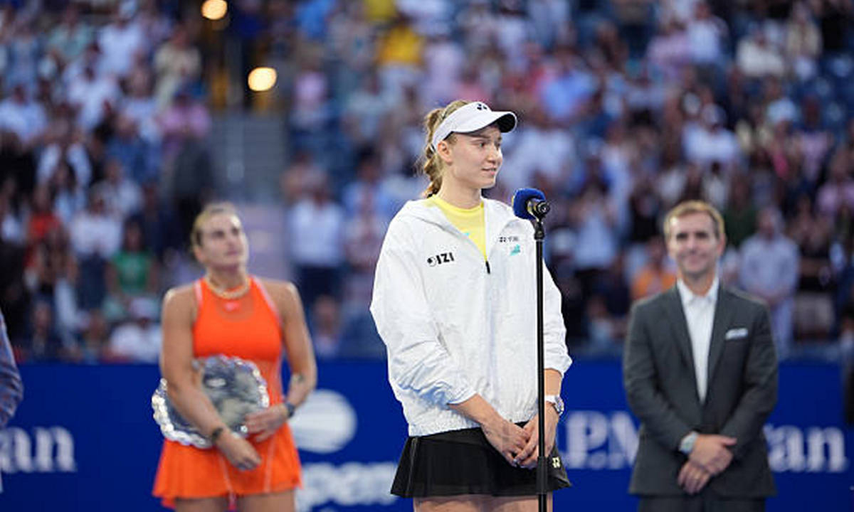 Елена Рыбакина узнала позицию в мировом рейтинге WTA