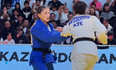 Видео досрочной победы Келдиёровой на турнире в Казахстане