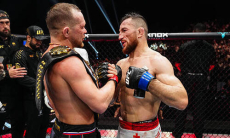 Ян и Двалишвили пообщались «для общего понимания» после боя на UFC 333